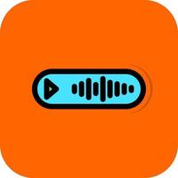 Voice Message Vector Icon Design