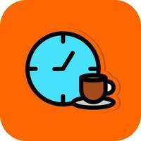 Coffee Break Vector Icon Design