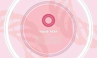 Abstract rounded knot background template copy space for landing page, presentation, poster, or banner vector
