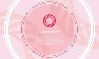 Abstract rounded knot background template copy space for landing page, presentation, poster, or banner vector