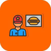 Delivery Man Vector Icon Design