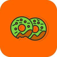 diseño de icono de vector de donuts