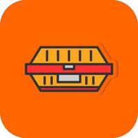 Food Container Vector Icon Design