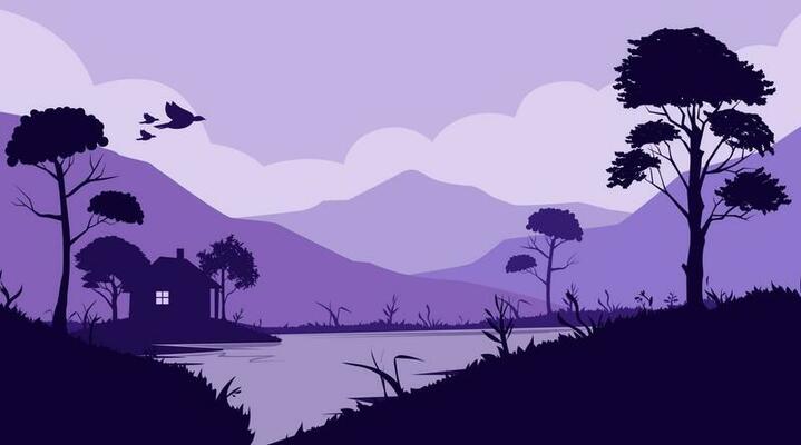Landscape Painting Vector Art, Icons, and Graphics for Free Download