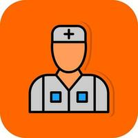 diseño de icono de vector de paciente masculino