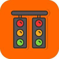 Race Lights Vector Icon Design