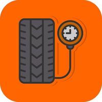 Tire Pressure Vector Icon Design