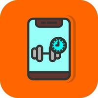 Gym Time Vector Icon Design