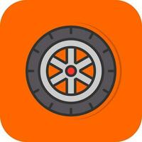 Tire Vector Icon Design