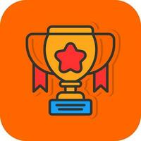 Trophy Vector Icon Design