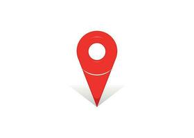 Realistic Location vector element design.