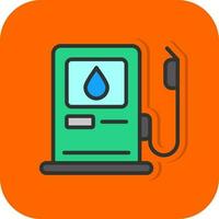 Fuel Station Vector Icon Design