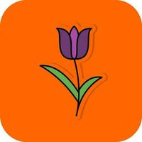 diseño de icono de vector de tulipán