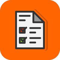 Website Checklist Vector Icon Design