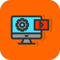 Web Management Vector Icon Design