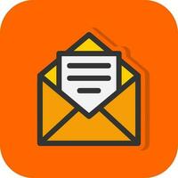 Newsletter Vector Icon Design