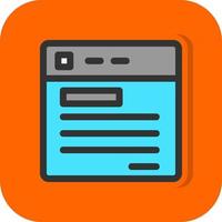 Website Ux Vector Icon Design