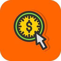 Pay Per Click Vector Icon Design