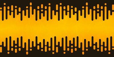 Abstract texture orange composition with gradient, vertical rounded stripes. vector