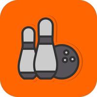 Bowling Vector Icon Design