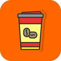 Coffee Cup Vector Icon Design