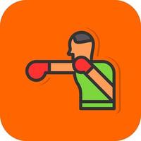 diseño de icono de vector de boxeo