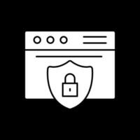 diseño de icono de vector de seguridad de sitio web