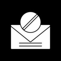diseño de icono de vector de correo electrónico no deseado