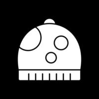diseño de icono de vector de sombrero de invierno
