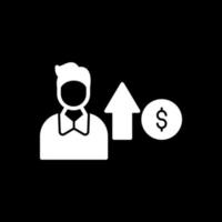 diseño de icono de vector de beneficio de dinero