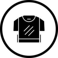 icono de vector de camiseta