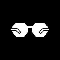 Eyeglasses Vector Icon Design