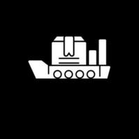 Worldwide Shipping Boat Vector Icon Design