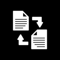 Documents Exchange Vector Icon Design