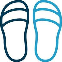 Slippers Vector Icon Design