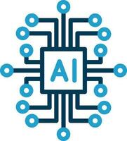 Artificial Intelligence Vector Icon Design