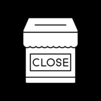 Shop Close Vector Icon Design