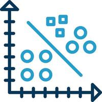 Cluster Analysis Vector Icon Design