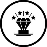 icono de vector de diamante