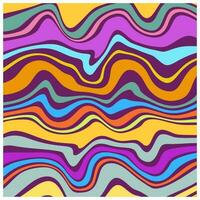 Seamless striped background.Colorful striped background. 1960s Style Color Waves Backgrounds. vector