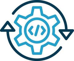 Continuous Integration Vector Icon Design