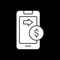 diseño de icono de vector de transferencia de dinero