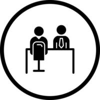 Employee Interview Vector Icon