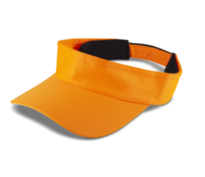 Baseball cap orange color template . mockup hat png