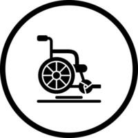 Wheel Chair Vector Icon