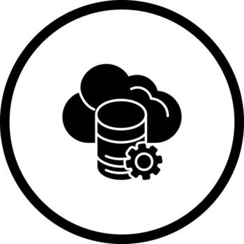 Cloud Data Vector Icon