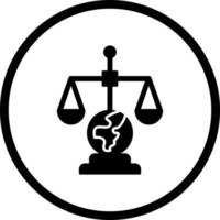 International Law Vector Icon