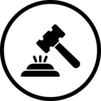 Gavel Vector Icon