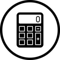 icono de vector de calculadora