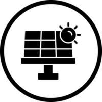 icono de vector de energía solar